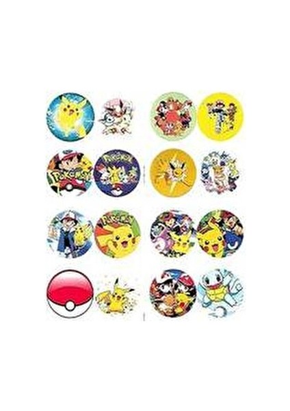 Pokemon Boyama Kitabı 16 Sayfa Pikachu Temalı 27x19 cm Doğum Günü Hediyesi fiyatları