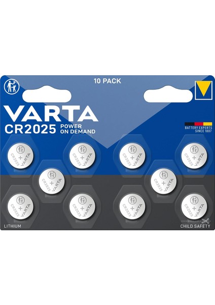 Power On CR2025 Blı 1X10