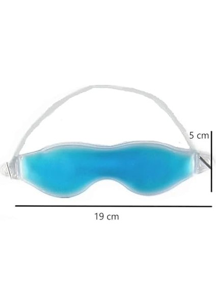 Coverzone Termojel Göz Maskesi, Göz Için Soğutucu ve Isıtıcı Kompres Jel, Göz Altı Morlukları Azaltmaya Yardımcı Soğuk Sıcak Kompres Jel, Rahatlatıcı Jel, Mavi modelleri