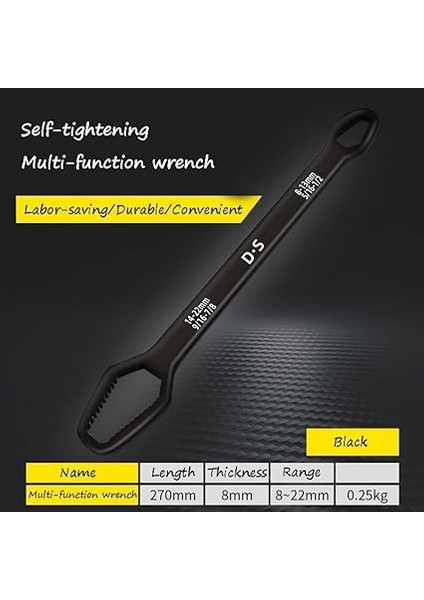 Evrensel Tork Anahtarı Çok Amaçlı Çift Başlıklı Torx Anahtar 8-13MM/14-22MM fiyatları