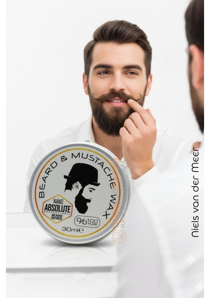 Nano Bıyık Sabitleyici Wax - %100 Doğal, Şekillendirici ve Besleyici Balm 714613