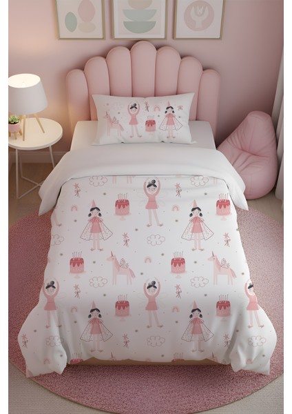 %100 Pamuk Tek Kişilik Nevresim Takımı