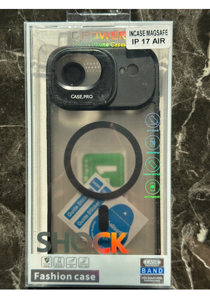 iPhone 17 Air Kılıfı, Yüksek Kalite– Kamera Lens Koruyucu Dahil, Magsafe Uyumlu Darbe Dayanaklı, Şeffaf Kap 3 Renk (Siyah, Mavi, Gri) fiyatları