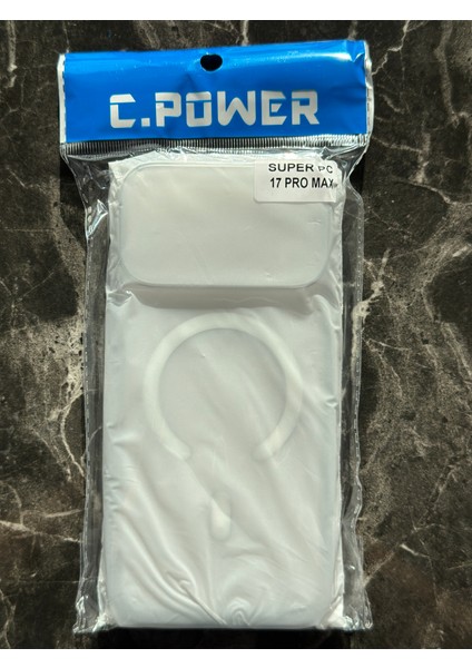C.power Magsafe Şeffaf Sert Kılıf – iPhone 17 Pro Max Uyumlu, Darbeye Dayanıklı Pc Malzeme modelleri