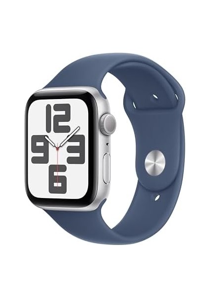 Se (2. Nesil) S 40 mm Gümüş Rengi Kasa Akıllı Saat ve Kot Rengi Spor Kordon - M/l. Fitness ve Uyku Takibi, Trafik Kazası Algılama, Kalp Atış Hızı Takibi, Retina Ekran fiyatları