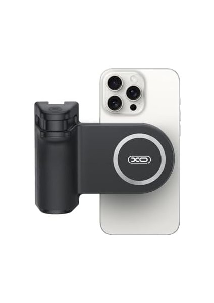 Xo Magsafe ile Uyumlu Bluetooth Telefon Deklanşör Grip, Yayıncı, Blogger, Fotoğrafçılar ve Gezginler Için Tasarlanmış, Manyetik Sabitleme Için Harici Mıknatıs, Usb-C Şarj, 110MAH, SS18, Siyah modelleri