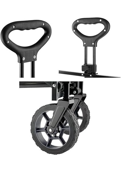 Vagon Tipi Çok Amaçlı Katlanır Yük Taşıma Arabası fırsatları