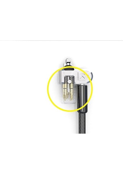 K65048WW Microsaver 2.0 Twin Notebook Kilidi, T-Bar Kilit Mekanizmasi ve Karbon Çelik Kablo, 2,4 M Uzunluk fırsatları