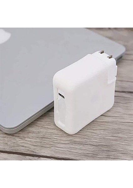 Magsafe Şarj Aleti Silikon Kılıfı Mac Pro Magsafe 1-2 85W Usb-C 87W-96W-140W Uyumlu Beyaz indirimleri