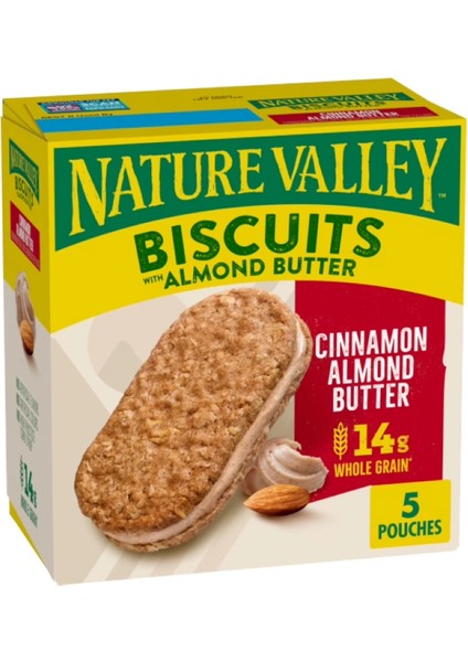 Bıscuıts Wıth Cinnamon Almond Butter 5 Pouches 191 G