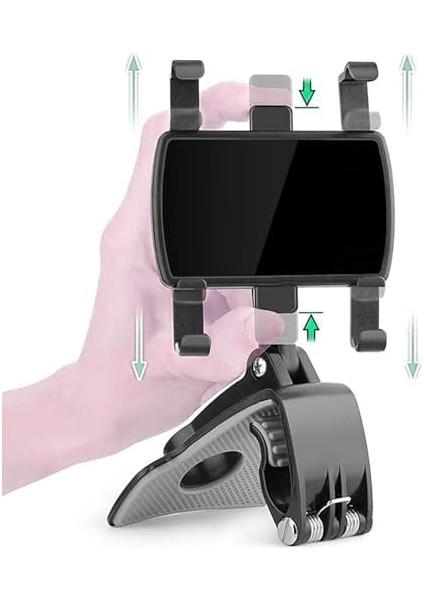 Araç Gösterge Paneli Telefon Tutucu – 360° Döner Klipsli Cep Telefonu Tutucu, Evrensel Gösterge Paneli Montajı, 4-7 Inç Akıllı Telefonlar Için Uyumlu, Sabit ve Kaymaz Tasarım modelleri