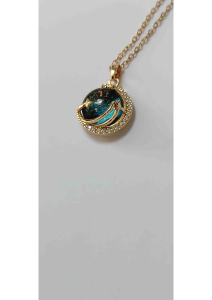 Gezegen Gold Çelik Kolye modelleri