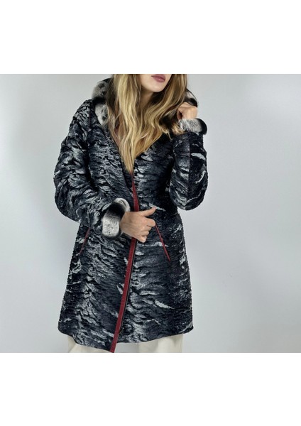 Kadın Çift Taraflı Giyilebilir Hakiki Deri Mont MN35 fiyatları