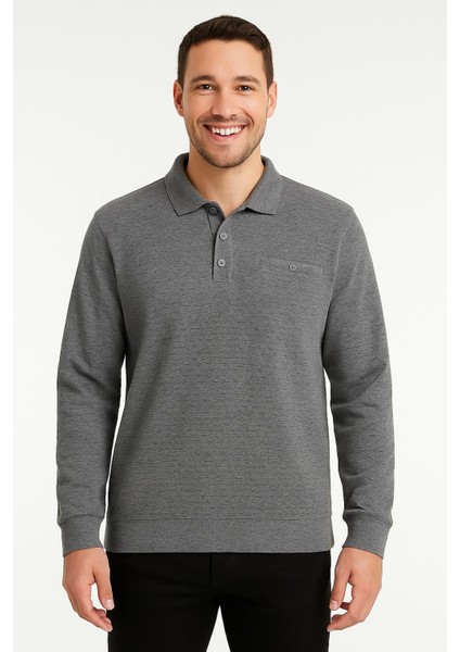 Regular Fit Polo Yaka Selanik Kazak - 7460