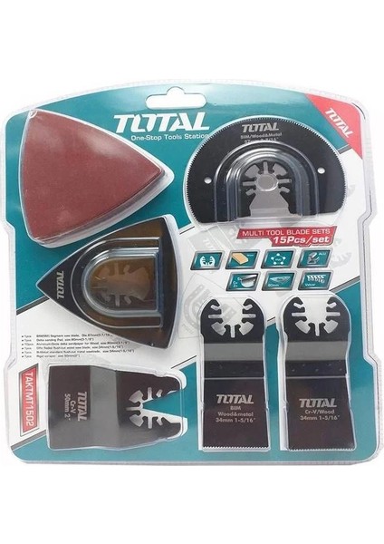 Çok Amaçlı Kesici Uç Seti 15 Parça Ahşap Metal Zımpara Testere Bıçak Kazıyıcı Uyum modelleri