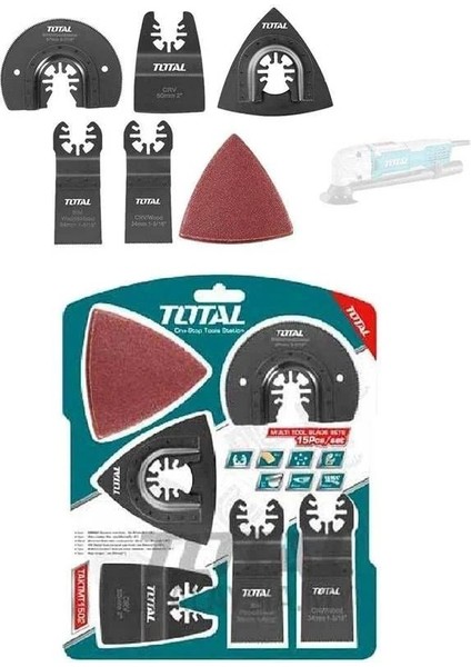 Çok Amaçlı Kesici Uç Seti 15 Parça Ahşap Metal Zımpara Testere Bıçak Kazıyıcı Uyum fırsatları