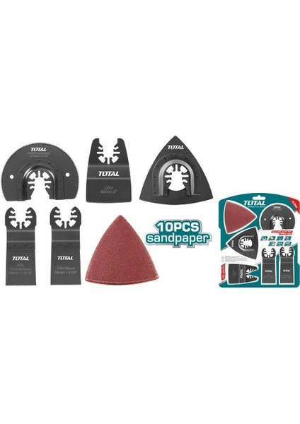 Çok Amaçlı Kesici Uç Seti 15 Parça Ahşap Metal Zımpara Testere Bıçak Kazıyıcı Uyum indirimleri