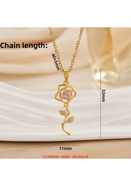 Yeni Özel Titanyum Çelik Köprücük Kemiği Zinciri Geometrik Tasarım Kolye Kadın Kolye Işık Lüks Niş Yüksek Kaliteli Aksesuarlar (Yurt Dışından)