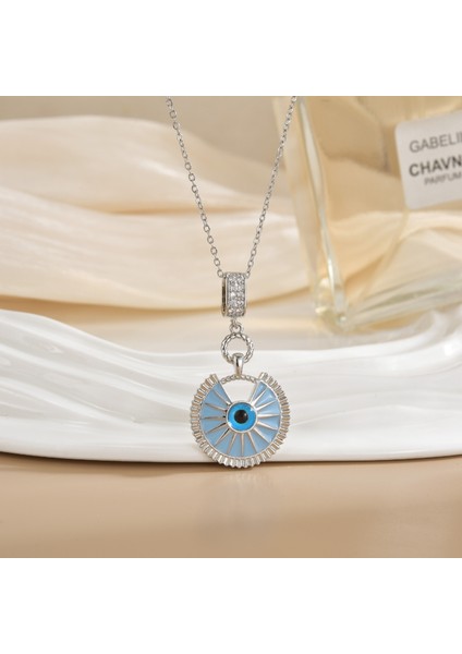 Yeni Kıdemli Işık Duygusu Lüks Titanyum Çelik Kolye Kadın Niş Tasarım Baharatlı Kız Inci Köprücük Kemiği Zinciri Moda Yüz Aksesuarları ile (Yurt Dışından)