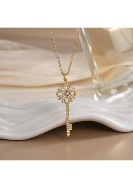 Yeni Kıdemli Işık Duygusu Lüks Titanyum Çelik Kolye Kadın Niş Tasarım Baharatlı Kız Inci Köprücük Kemiği Zinciri Moda Yüz Aksesuarları ile (Yurt Dışından)