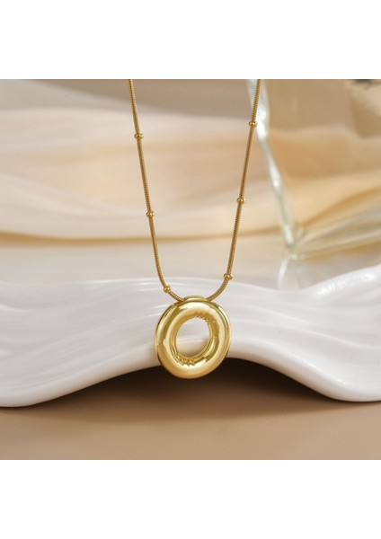 Yeni Avrupa ve Amerika Birleşik Devletleri Noel Serisi Kolye Kadın Basit Yeni Iş Tatil Elemanları Mikro-Kabuklu Yağ Damlası Kolye (Yurt Dışından)