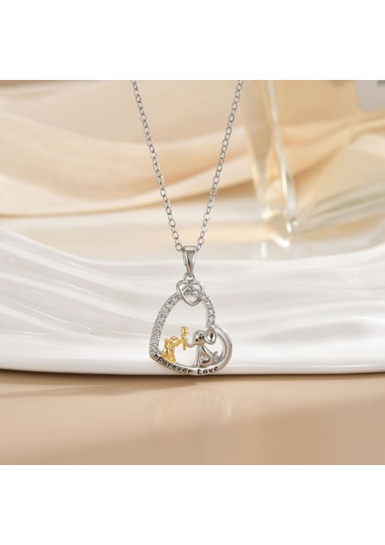 Yeni Avrupa ve Amerika Birleşik Devletleri Moda Lüks Niş Mücevher Deniz Dünyası Kolye Bakır Kaplama 18K Kolye Titanyum Çelik Köprücük Kemiği Zinciri (Yurt Dışından)