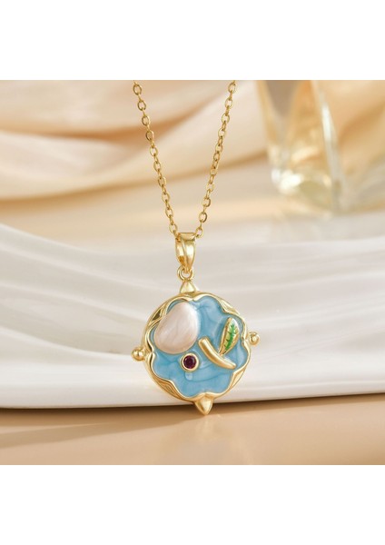 Yeni Özel Titanyum Çelik Köprücük Kemiği Zinciri Geometrik Tasarım Kolye Kadın Kolye Işık Lüks Niş Yüksek Kaliteli Aksesuarlar (Yurt Dışından)