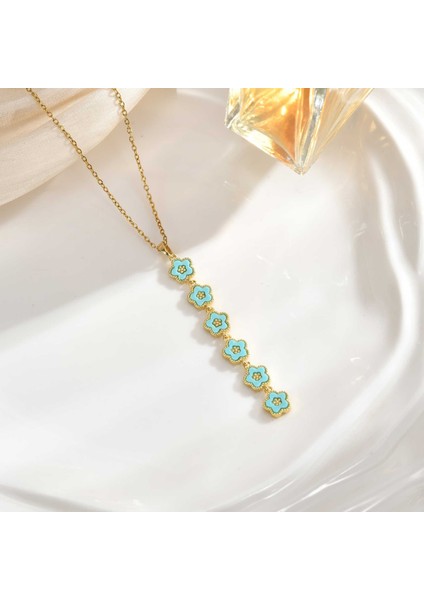 Yeni Kıdemli Işık Duygusu Lüks Titanyum Çelik Kolye Kadın Niş Tasarım Baharatlı Kız Inci Köprücük Kemiği Zinciri Moda Yüz Aksesuarları ile (Yurt Dışından)