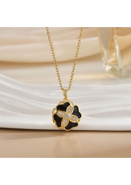 Yeni Avrupa ve Amerika Birleşik Devletleri Noel Serisi Kolye Kadın Basit Yeni Iş Tatil Elemanları Mikro-Kabuklu Yağ Damlası Kolye (Yurt Dışından)