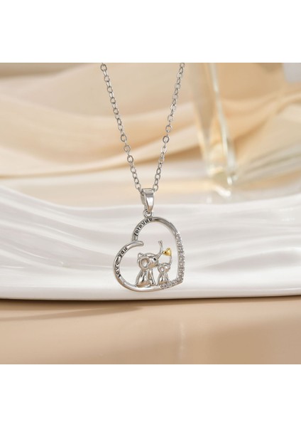 Yeni Avrupa ve Amerika Birleşik Devletleri Moda Lüks Niş Mücevher Deniz Dünyası Kolye Bakır Kaplama 18K Kolye Titanyum Çelik Köprücük Kemiği Zinciri (Yurt Dışından)