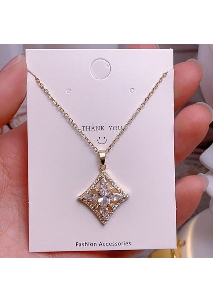 Yeni Avrupa ve Amerika Birleşik Devletleri Noel Serisi Kolye Kadın Basit Yeni Iş Tatil Elemanları Mikro-Kabuklu Yağ Damlası Kolye (Yurt Dışından)