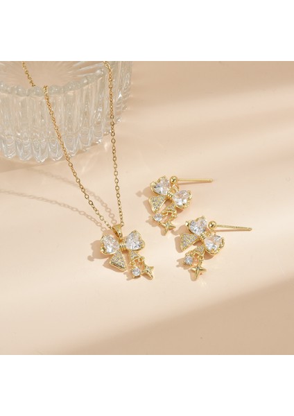 Yeni Titanyum Çelik Premium Niş Tasarım Kolye Duygusu Gelgit Modası Basit Mizaç Rengini Kaybetmez Köprücük Kemiği Zinciri (Yurt Dışından)