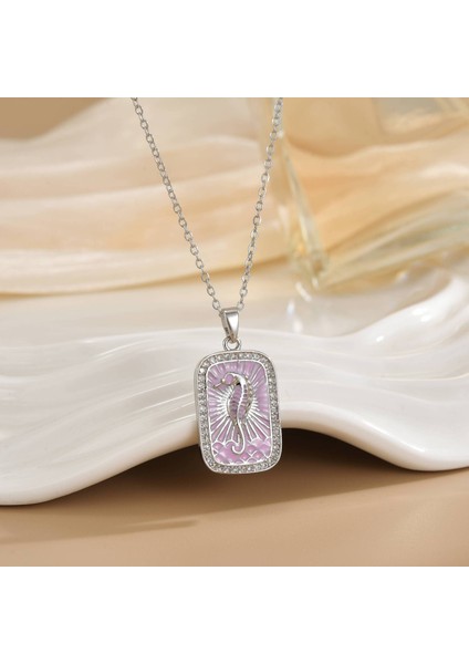 Yeni Avrupa ve Amerika Birleşik Devletleri Noel Serisi Kolye Kadın Basit Yeni Iş Tatil Elemanları Mikro-Kabuklu Yağ Damlası Kolye (Yurt Dışından)