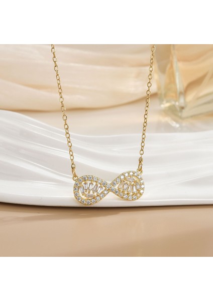 Yeni Kıdemli Işık Duygusu Lüks Titanyum Çelik Kolye Kadın Niş Tasarım Baharatlı Kız Inci Köprücük Kemiği Zinciri Moda Yüz Aksesuarları ile (Yurt Dışından)