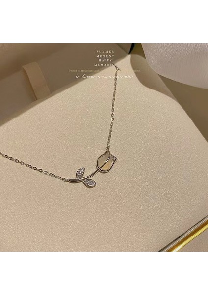 Yeni Kolye Kadın Niş Aksesuarları Baharatlı Kız Tatlı Serin Köprücük Kemiği Zinciri Kazak Kazak Zinciri Yüz Üst Düzey Süslemeler Duygusu ile (Yurt Dışından)