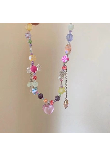 Yeni Perçin Metal Deri Yaka Crockpunk Aşk Kız Kültür Niş Kolye (Yurt Dışından)