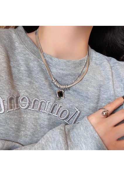 Yeni Geometrik Niş Kolye Yüksek Tasarım Moda Ins Mizaç Kolye Aksesuarları (Yurt Dışından)