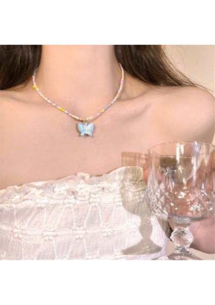 Yeni Ekleme Japonya ve Güney Kore Kolye Tasarım Duygusu Gelişmiş Hafif Lüks Niş Köprücük Kemiği Zinciri, Kadın Kolye (Yurt Dışından)