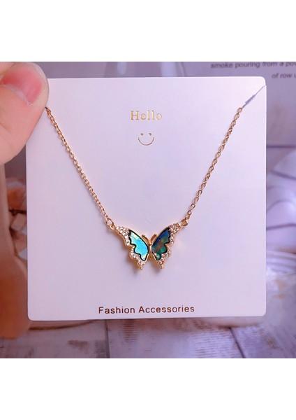 Yeni Avrupa ve Amerika Birleşik Devletleri Moda Lüks Niş Mücevher Deniz Dünyası Kolye Bakır Kaplama 18K Kolye Titanyum Çelik Köprücük Kemiği Zinciri (Yurt Dışından)