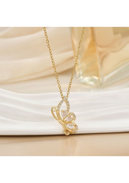 Yeni Kıdemli Işık Duygusu Lüks Titanyum Çelik Kolye Kadın Niş Tasarım Baharatlı Kız Inci Köprücük Kemiği Zinciri Moda Yüz Aksesuarları ile (Yurt Dışından)