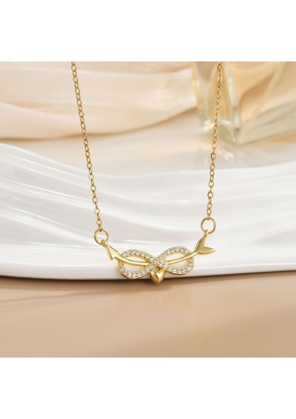 Yeni Kıdemli Işık Duygusu Lüks Titanyum Çelik Kolye Kadın Niş Tasarım Baharatlı Kız Inci Köprücük Kemiği Zinciri Moda Yüz Aksesuarları ile (Yurt Dışından)