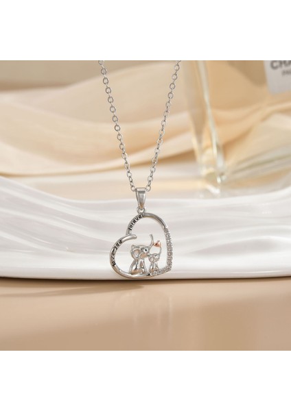 Yeni Avrupa ve Amerika Birleşik Devletleri Moda Lüks Niş Mücevher Deniz Dünyası Kolye Bakır Kaplama 18K Kolye Titanyum Çelik Köprücük Kemiği Zinciri (Yurt Dışından)