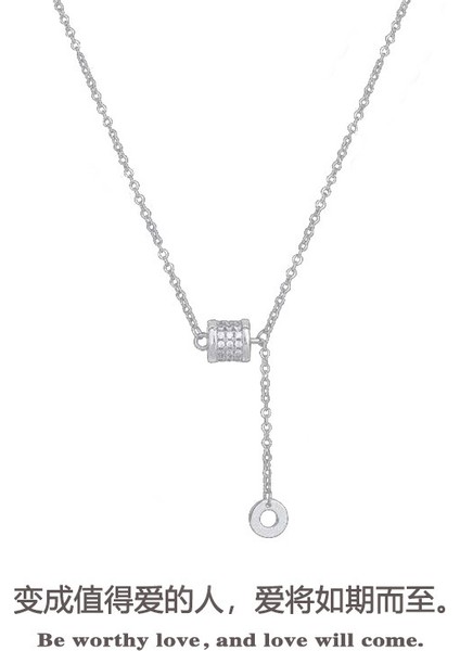 Yeni Geometrik Niş Kolye Yüksek Tasarım Moda Ins Mizaç Kolye Aksesuarları (Yurt Dışından)