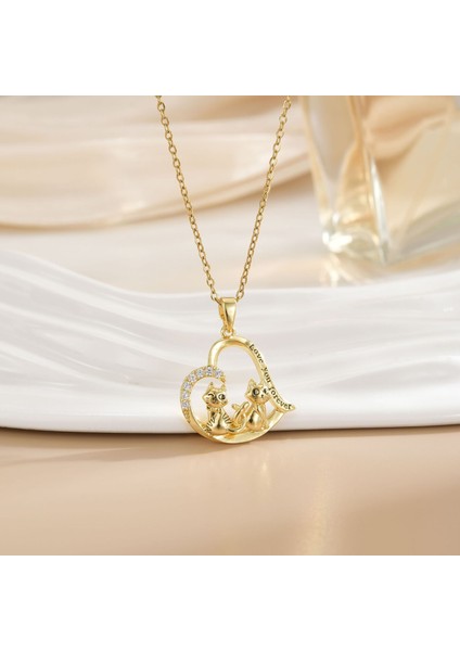 Yeni Avrupa ve Amerika Birleşik Devletleri Moda Lüks Niş Mücevher Deniz Dünyası Kolye Bakır Kaplama 18K Kolye Titanyum Çelik Köprücük Kemiği Zinciri (Yurt Dışından)