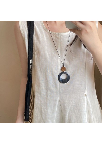 Yeni Geometrik Niş Kolye Yüksek Tasarım Moda Ins Mizaç Kolye Aksesuarları (Yurt Dışından)