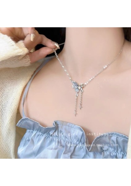 Yeni Retro Bohem Kolye Hong Kong Tadı Seramik Kolye Kolye Kadın Yeni Etnik Kolye Uzun Bölüm (Yurt Dışından)