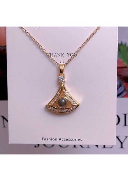 Yeni Özel Titanyum Çelik Köprücük Kemiği Zinciri Geometrik Tasarım Kolye Kadın Kolye Işık Lüks Niş Yüksek Kaliteli Aksesuarlar (Yurt Dışından)