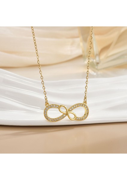 Yeni Kıdemli Işık Duygusu Lüks Titanyum Çelik Kolye Kadın Niş Tasarım Baharatlı Kız Inci Köprücük Kemiği Zinciri Moda Yüz Aksesuarları ile (Yurt Dışından)