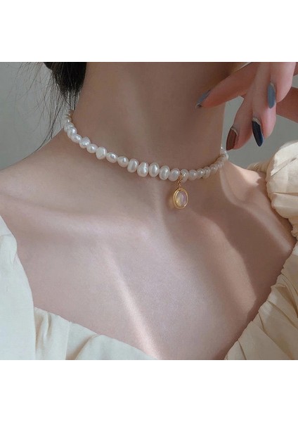 Yeni Kolye Niş Tasarım Birinci Sınıf Mizaç Duygusu Basit Köprücük Kemiği Zinciri Çok Yönlü Basit Hafif Lüks Kolye (Yurt Dışından)