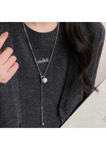 Yeni Çin Zen Uzun Bronz Tüy Kolye Vintage Bohem Etnik Tarzı Çift Jumper Giyim Uzun Aksesuarlar (Yurt Dışından)